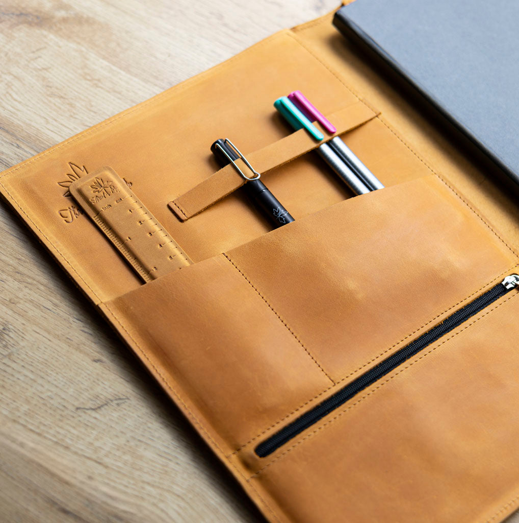 Leather Magnetic Ruler