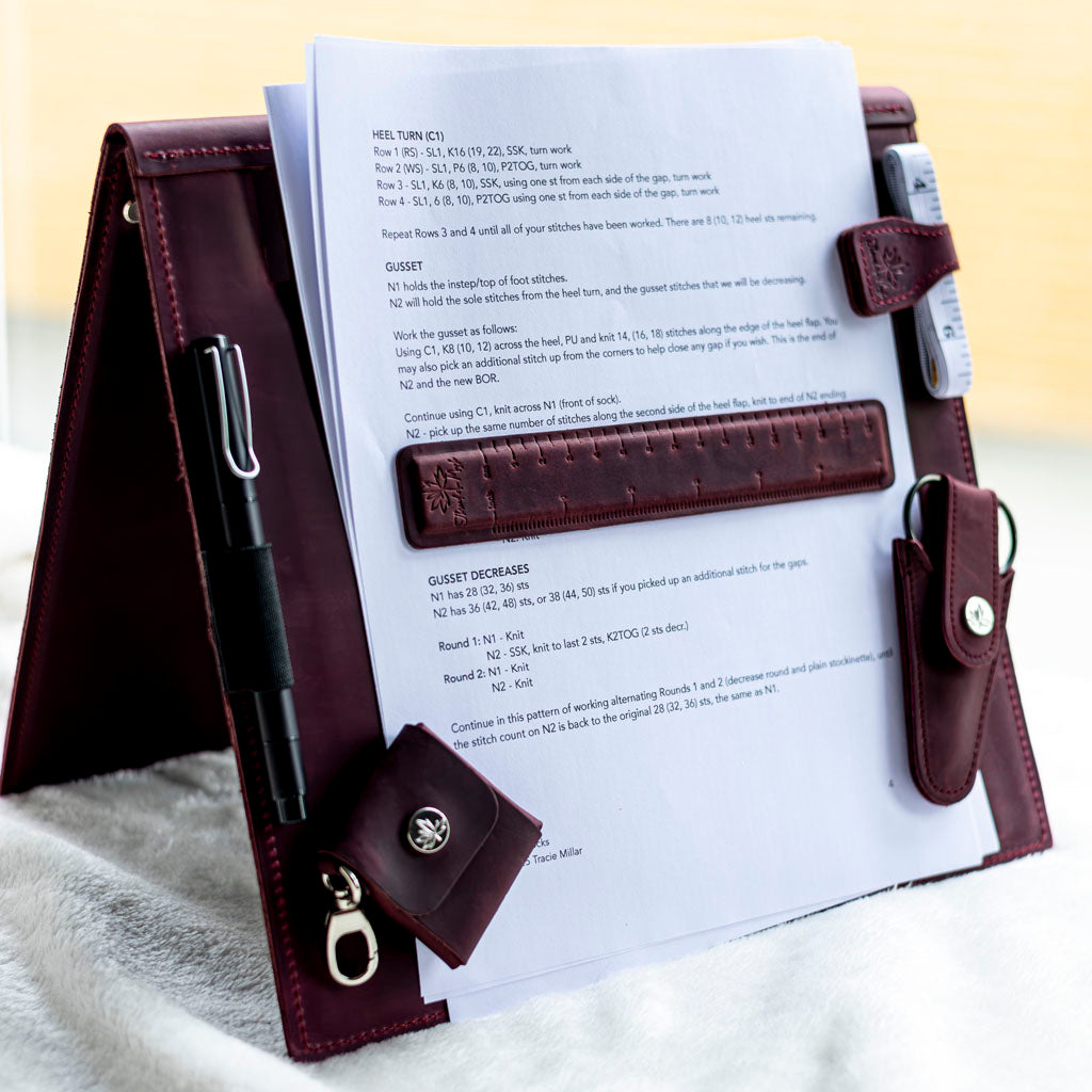 Leather Magnetic Ruler